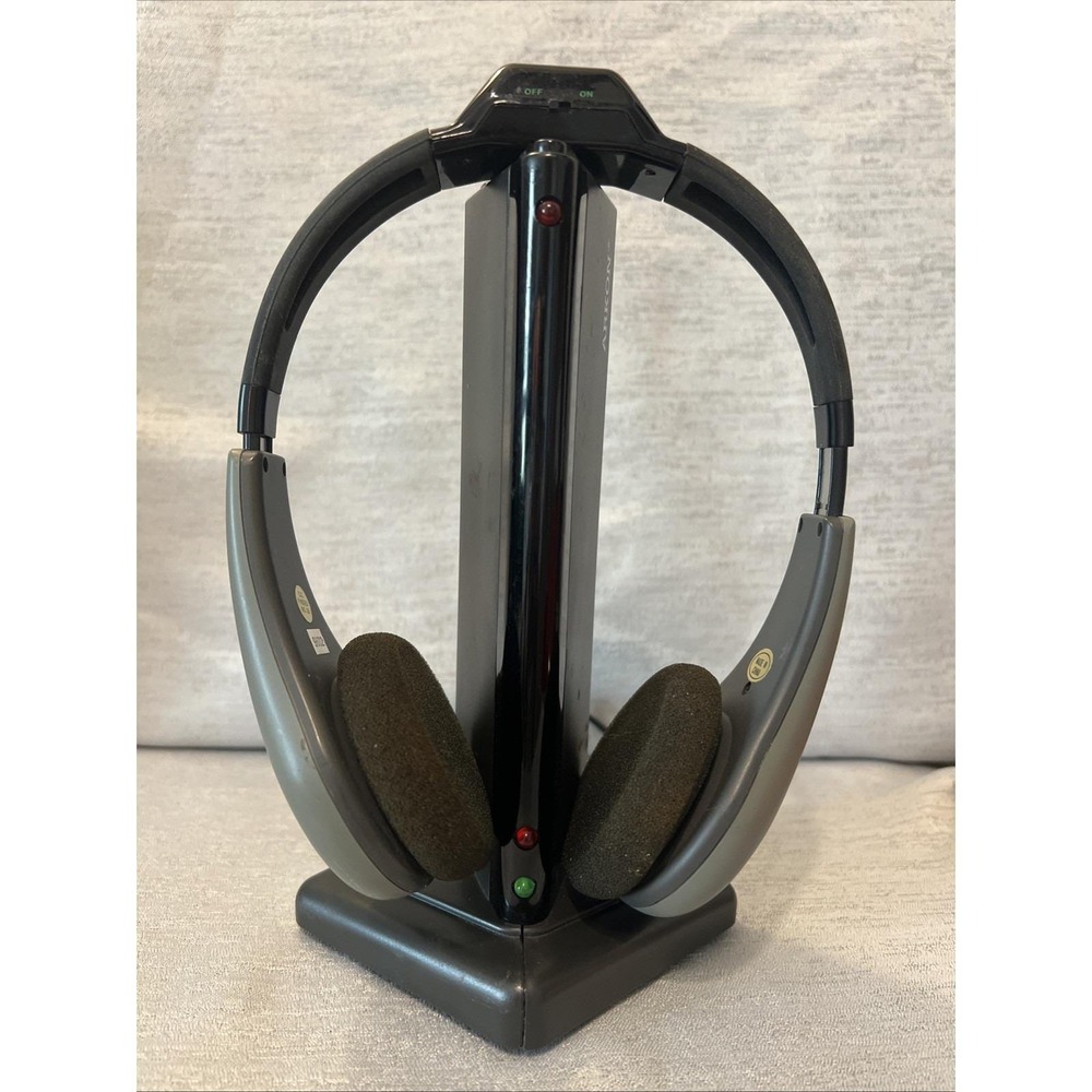 ARKON IR Wireless Stereo Headphones Infrared Receiver Vintage Retro